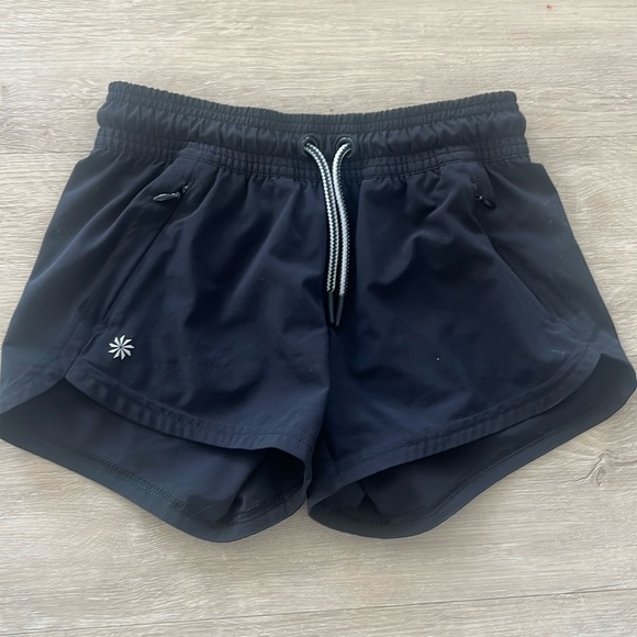 Althea girl sz 7 basically new black shorts - Picture 1 of 3